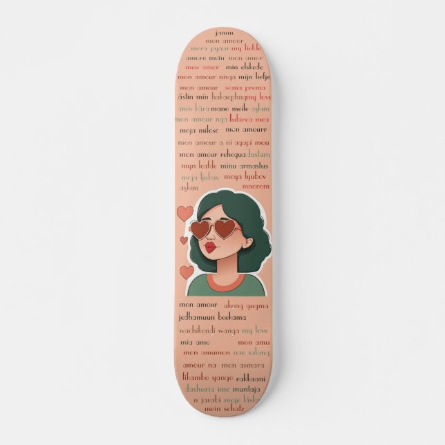 Mon Amour Skateboard (Front)