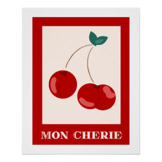 Mon Cherie French Minimalist Chic Wall Art