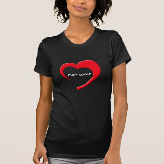 Mon Coeur II T-Shirt (red on dark)
