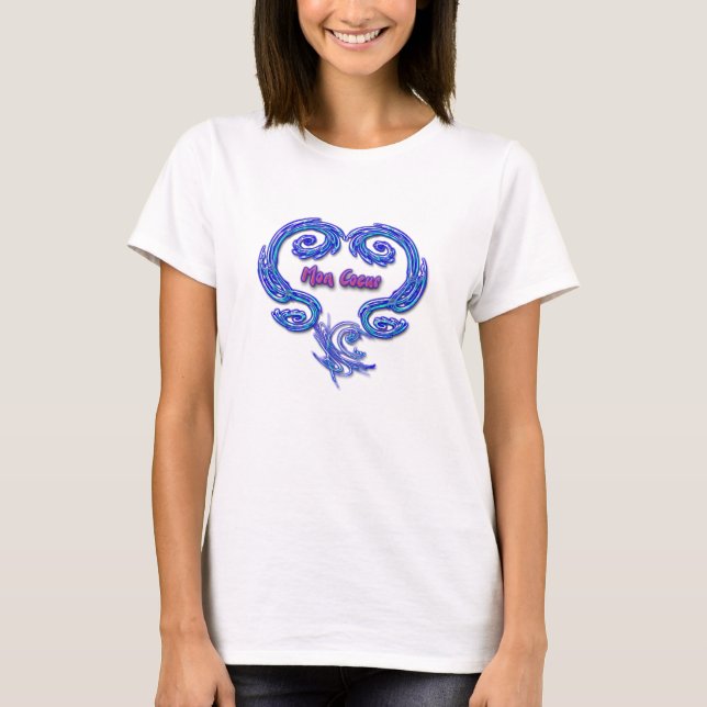 Mon Coeur T-Shirt (French) (Front)
