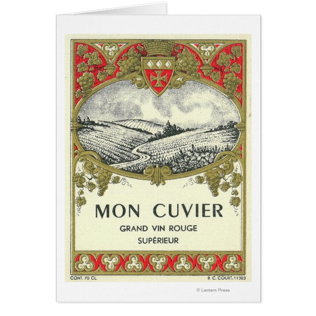 Mon Cuvier Wine LabelEurope (Front)