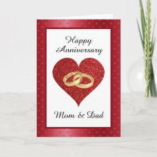 Mon & Dad Anniversary Card
