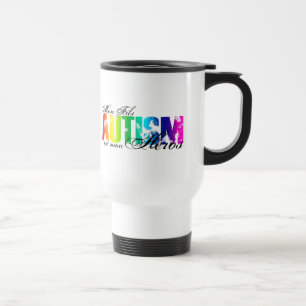 Mon Fils heros - Autism Travel Mug