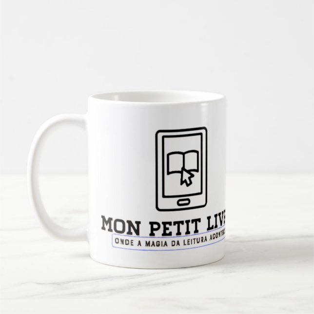 Mon Petit Free Classical White Mad Cancer Coffee Mug (Left)