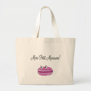 Mon Petit Macaron Large Tote Bag