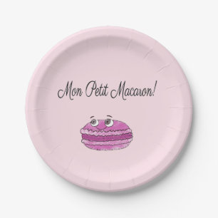 Mon Petit Macaron Paper Plate