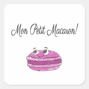 Mon Petit Macaron Square Sticker