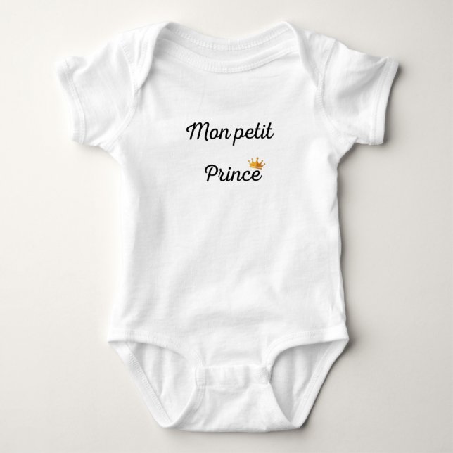 mon petit prince baby bodysuit (Front)