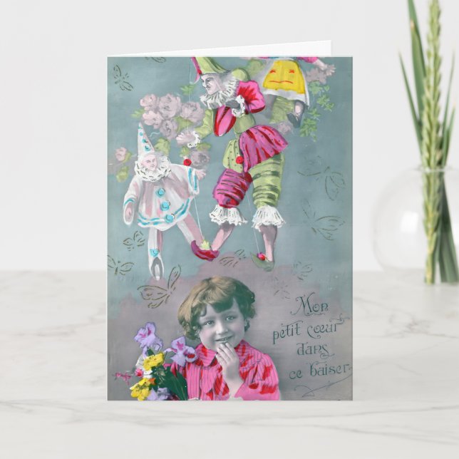 Mon petite coeur dans ce baiser  invitation (Front)