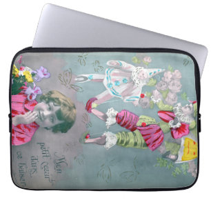 Mon petite coeur dans ce baiser laptop sleeve