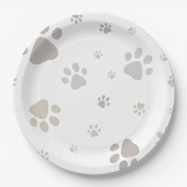 Mon Toutou French Dog Birthday Party Napkins Paper Plate