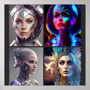 MONA CYBORG 4 POSTER