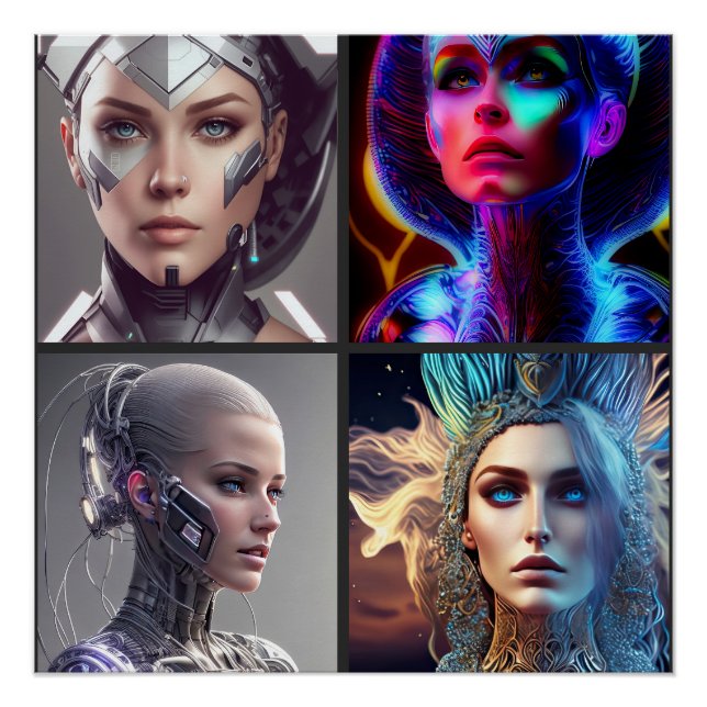 MONA CYBORG 4 POSTER (Front)