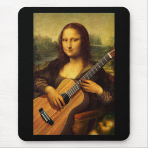 Mona Guitar Mouse Mat