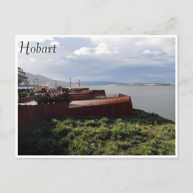 mona hobart view postcard (Front)
