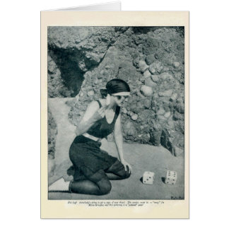 Mona Kingsley 1922 vintage portrait card