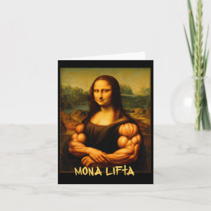 Mona Lifta Muscle Mona Lisa Bodybuilder Gym And Ar Card
