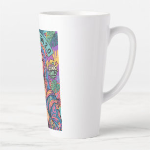 Mona Lisa 2.0 Pop Art – Modern Viral Icon with Sma Latte Mug