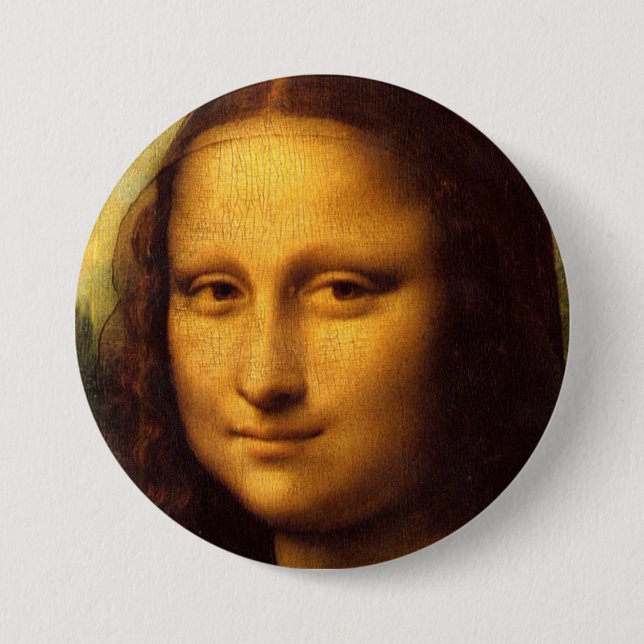 Mona Lisa 7.5 Cm Round Badge (Front)
