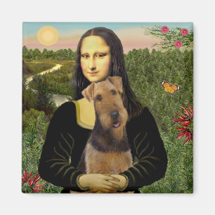 Mona Lisa - Airedale Terrier (#1) Magnet