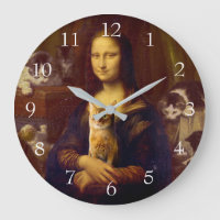 Mona Lisa and her cat                             