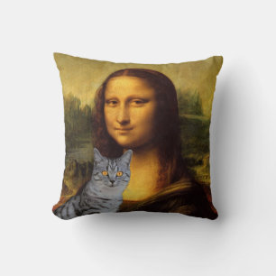 Mona Lisa and her cat Pillow