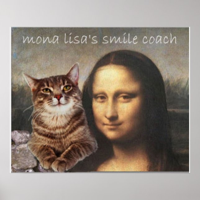 Mona Lisa and her Cat Poster (Front)