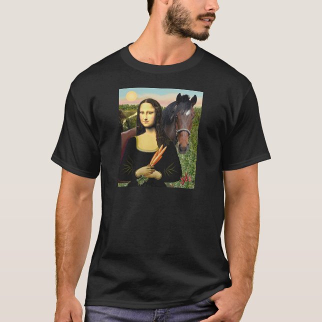 Mona Lisa and her Quarter Horse T-Shirt (Front)