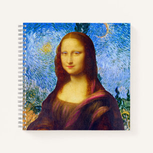 Mona Lisa and Van Gogh  Notebook