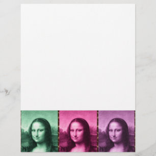 Mona Lisa Animal Print Green Pink Purple