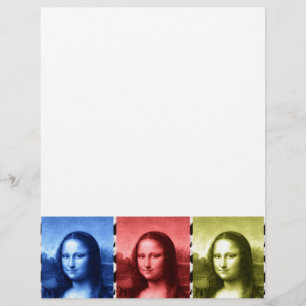 Mona Lisa Animal Print Primary Colours