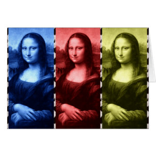 Mona Lisa Animal Print Primary Colours