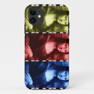 Mona Lisa Animal Print Primary Colours iPhone 11 Case