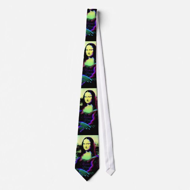 Mona Lisa Art 1 Tie (Front)