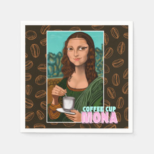 Mona Lisa Art Coffee Edition Napkin