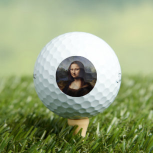 Mona Lisa & Art Golf Balls /Leonardo da Vinci