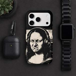 Mona Lisa Bass Face Funny Music Lovers DJs