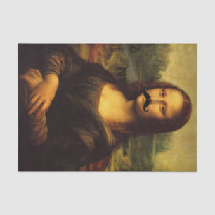 Mona Lisa Bearded Lady Tissue Paper