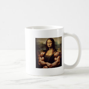 Mona Lisa Bodybuilding Funny Gift 4  Coffee Mug