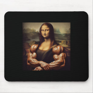 Mona Lisa Bodybuilding Funny Gift 4 Mouse Mat