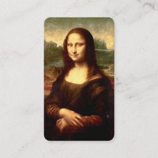 Mona Lisa Bookmark Business Card