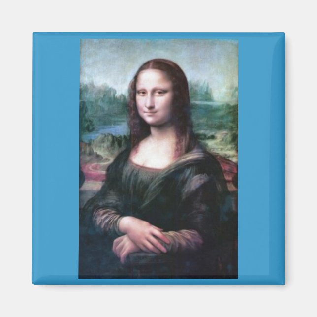 Mona Lisa by Leonardo Da Vinci Magnet (Front)