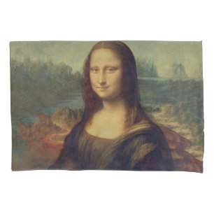 Mona Lisa by Leonardo da Vinci Pillowcase
