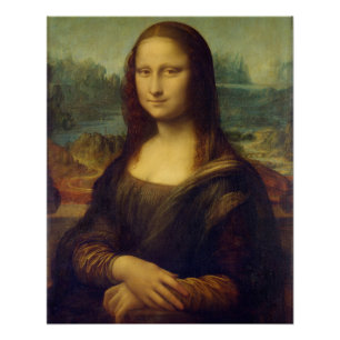 Mona Lisa By Leonardo Da Vinci Poster