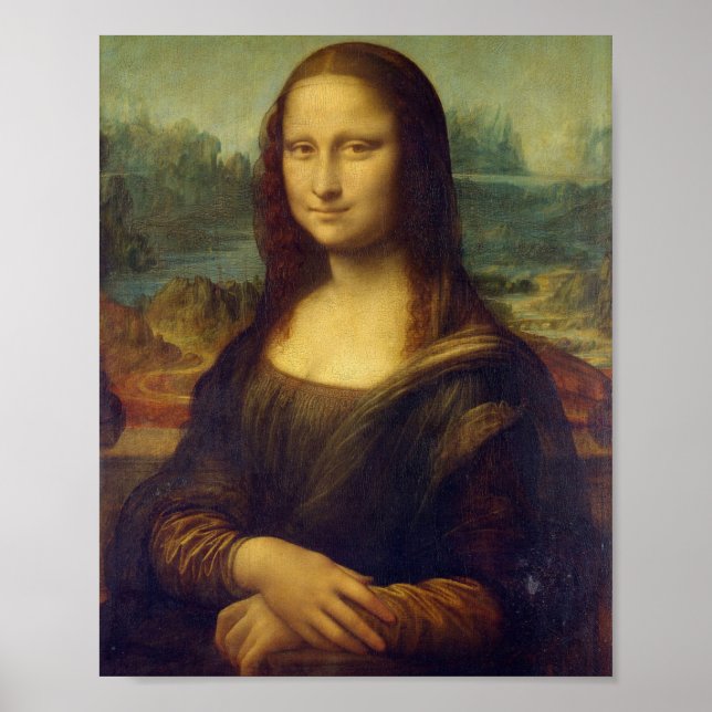 Mona Lisa By Leonardo Da Vinci Poster (Front)