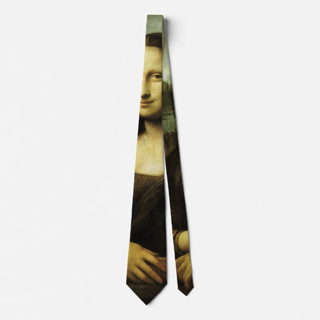 Mona Lisa by Leonardo da Vinci, Renaissance Art Tie (Front)
