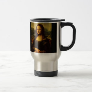 Mona Lisa by Leonardo Da Vinci Travel Mug