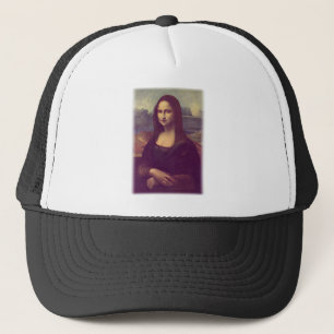 MONA LISA by Leonardo Da Vinci Trucker Hat