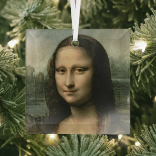 Mona Lisa, c.1503-6 Glass Tree Decoration