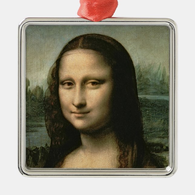 Mona Lisa, c.1503-6 Metal Tree Decoration (Front)
